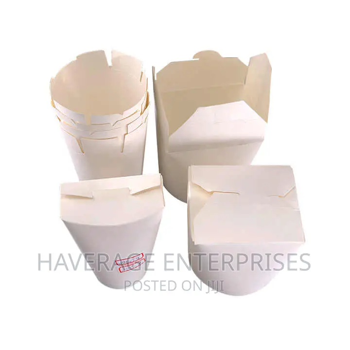 Foldable French Fries Box/Noodles Takeaway Food Boxes 300pcs