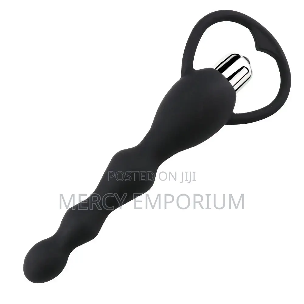 Vibrating Anal Beads and Plug Men and Women Sex Toy