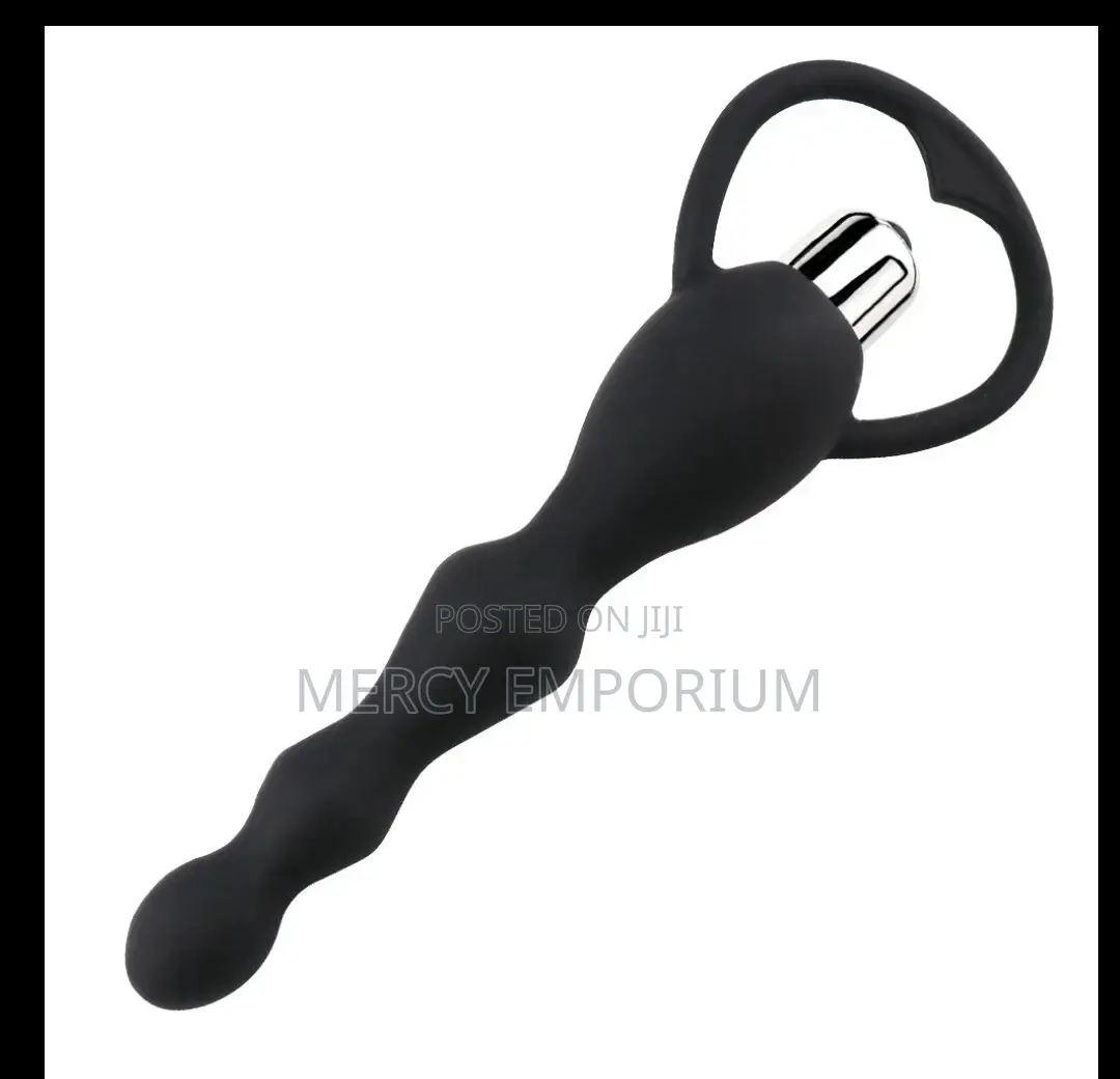 Vibrating Anal Beads and Plug Men and Women Sex Toy