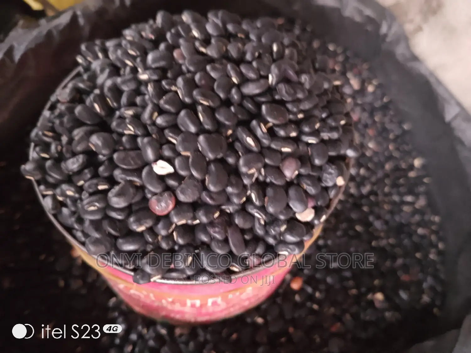 Black Akidi Nigerian Cowpea Beans, Baki Wake Per Derica Cup