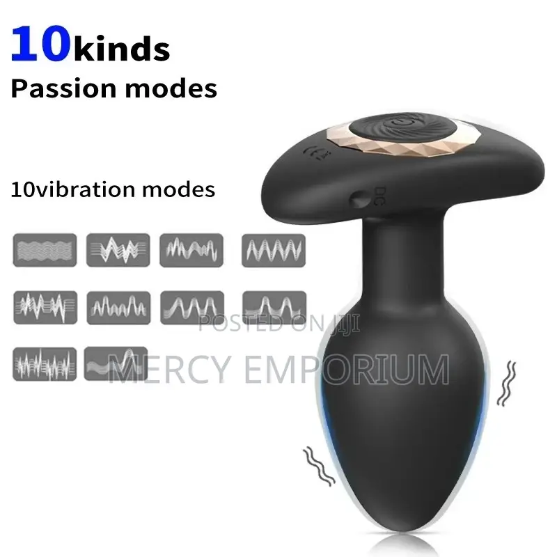 Vibrating Anal Plug Remote Control Anal Sex Toys