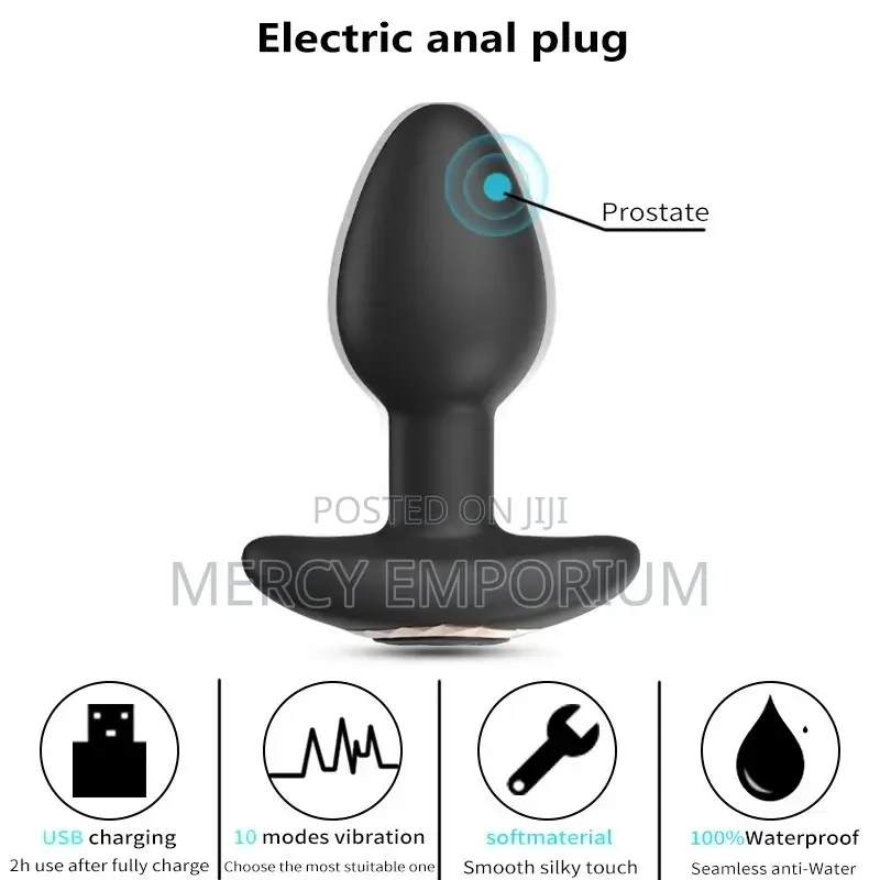 Vibrating Anal Plug Remote Control Anal Sex Toys