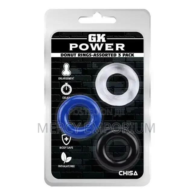 3in1 Cock Penis Ring Silicone to Stop Premature Ejaculation