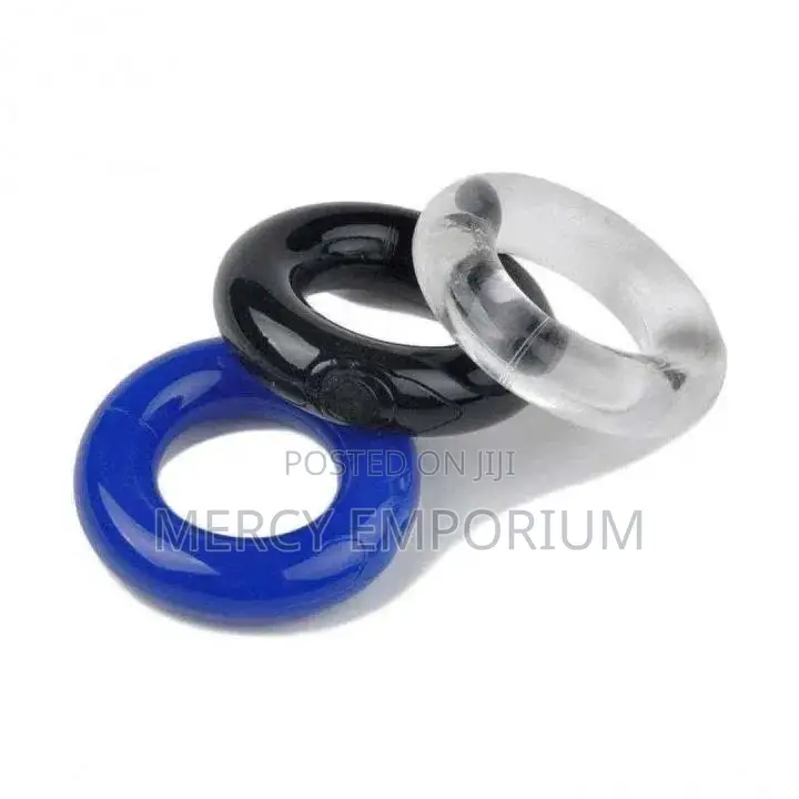 3in1 Cock Penis Ring Silicone to Stop Premature Ejaculation