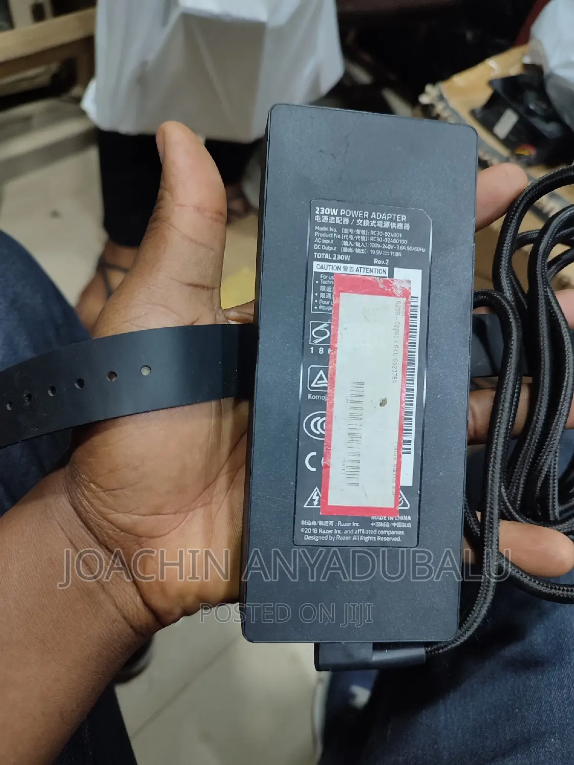 Razer Blade Charger Adapter 230W 19.5V - 11.8.A