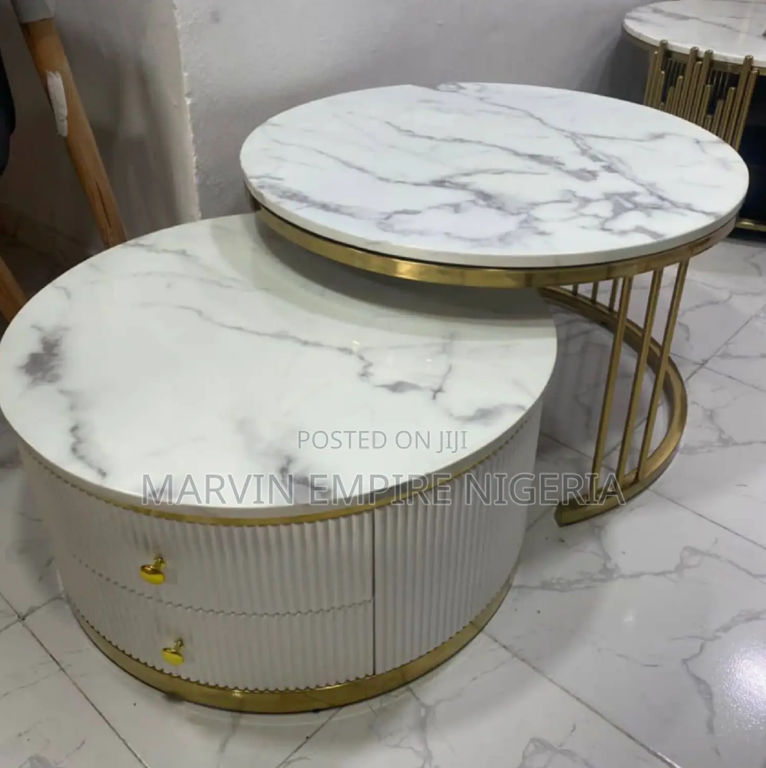 Double Center Table With Two(2) Drawers