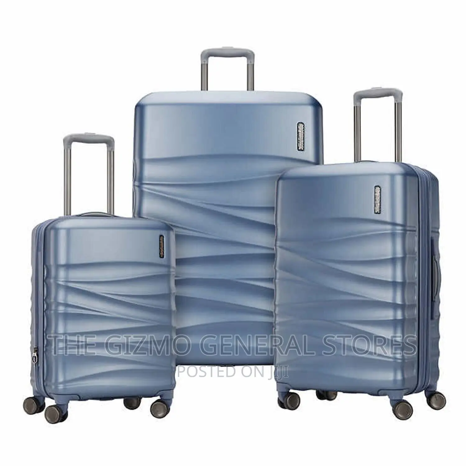 American Tourister Tranquil 3-Piece Hardside Set in Blue