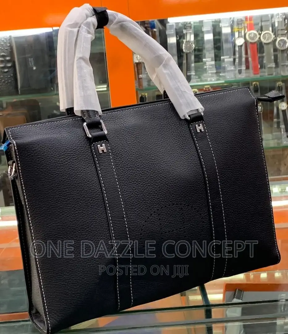 Laptop Leather Bags Black