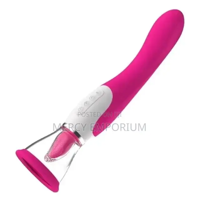 3in1 Pussy Nipple Clitoris Sucking Licking Vibrator Women Sex Toy