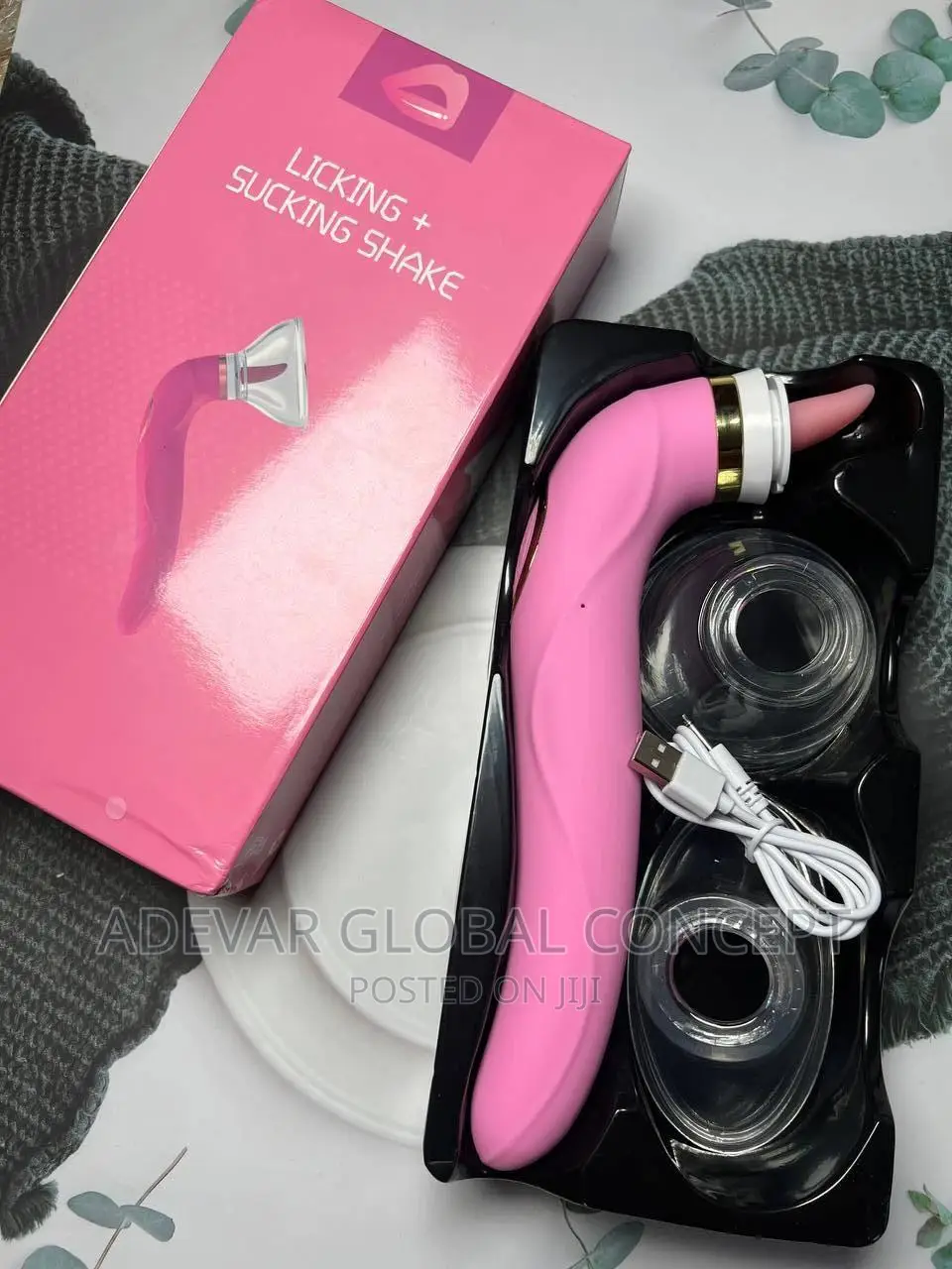 Tongue Licking and Sucking Clitoris Vibrator Women Sex Toy