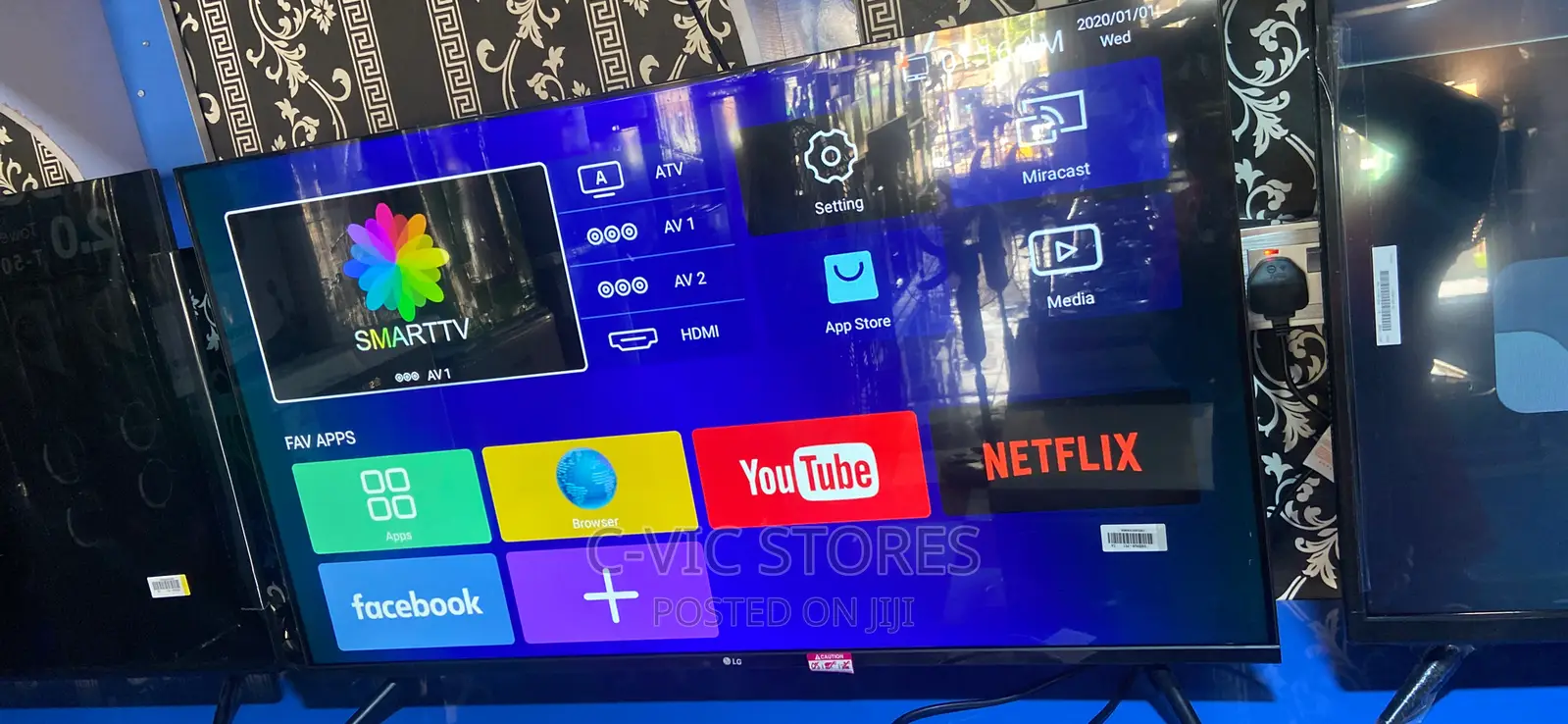 Lg 45”Inches Led Smart Tv Black + 2 Year Warranty