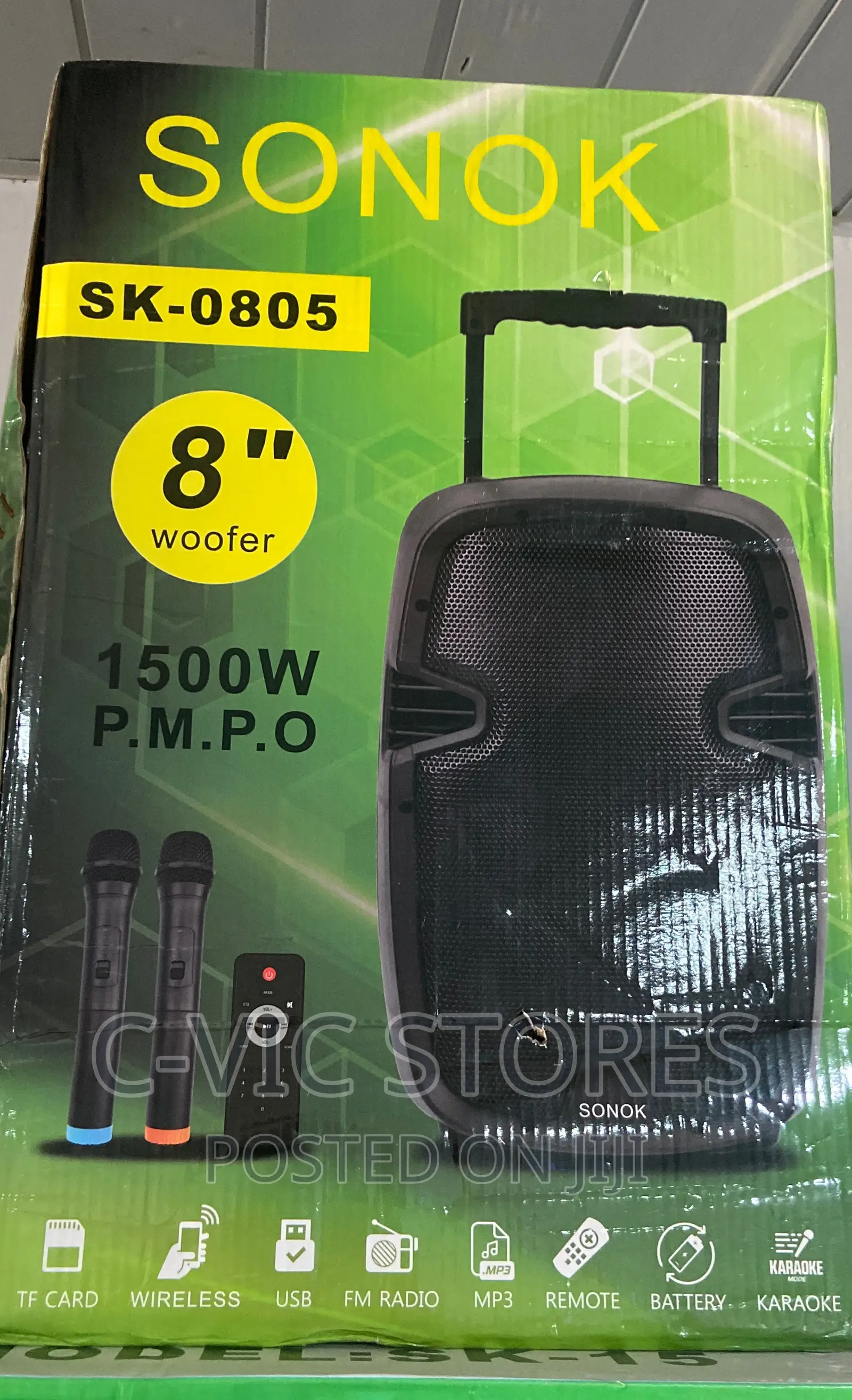 Sonok 8'' Bluetooth Rechargeable Public Address System