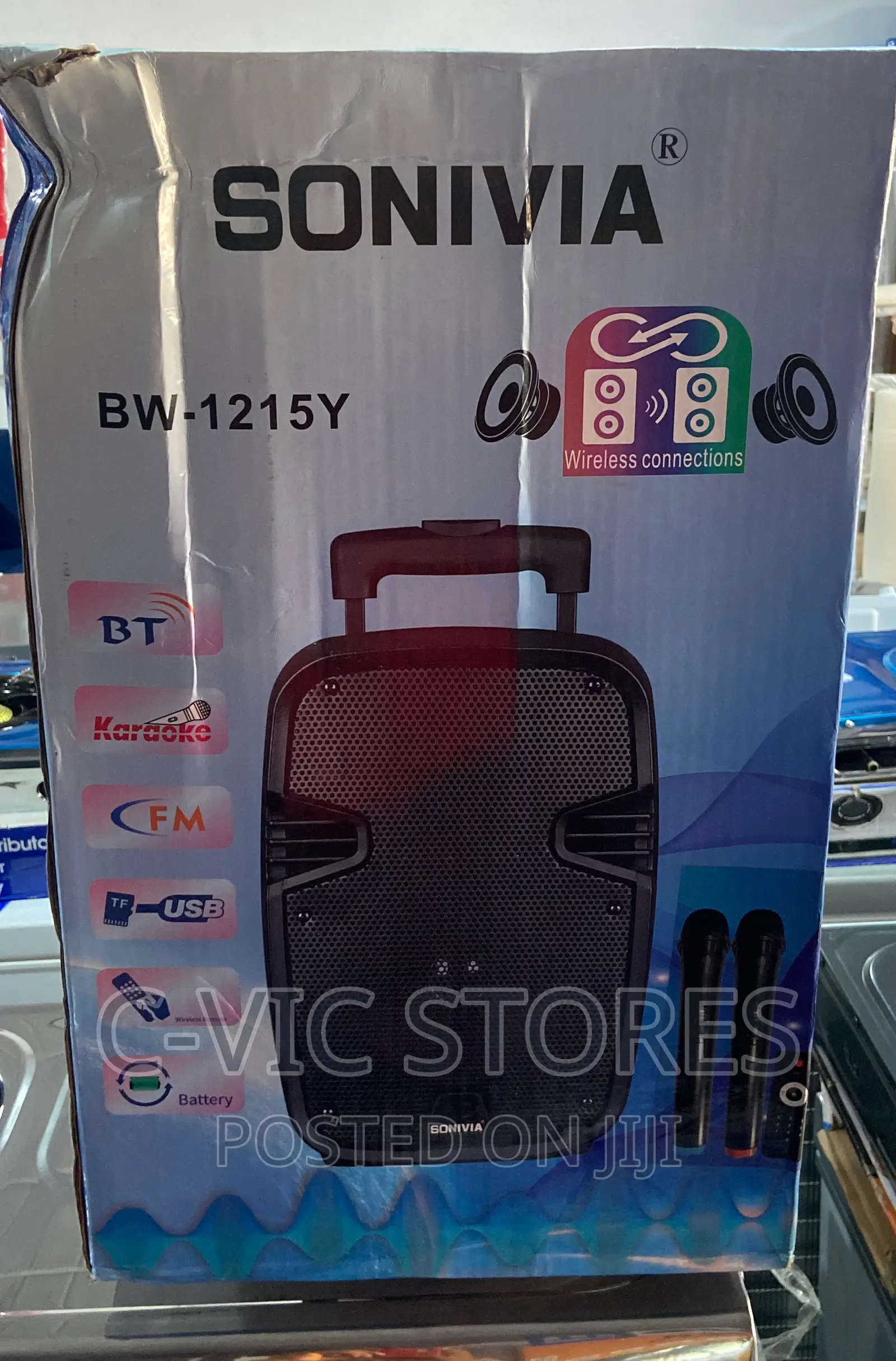 SONOK 12'' Bluetooth Rechargeable Public Address System