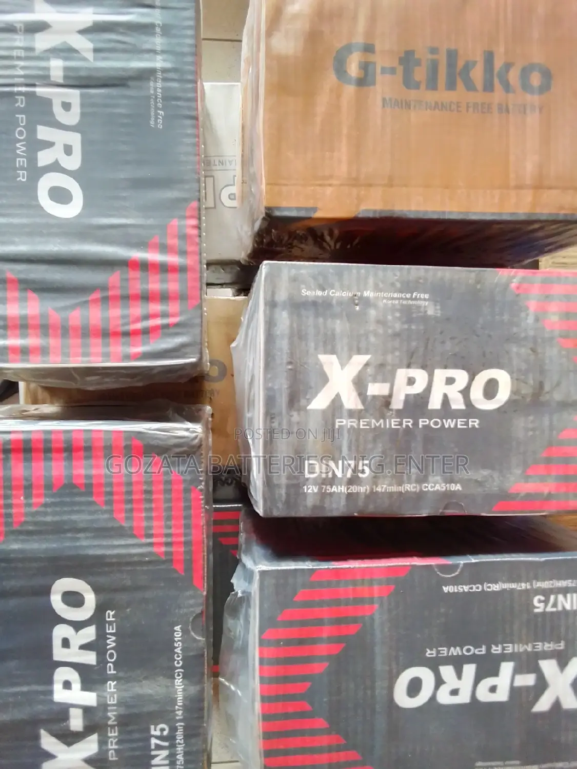 Original Car Battery 75ah Korae