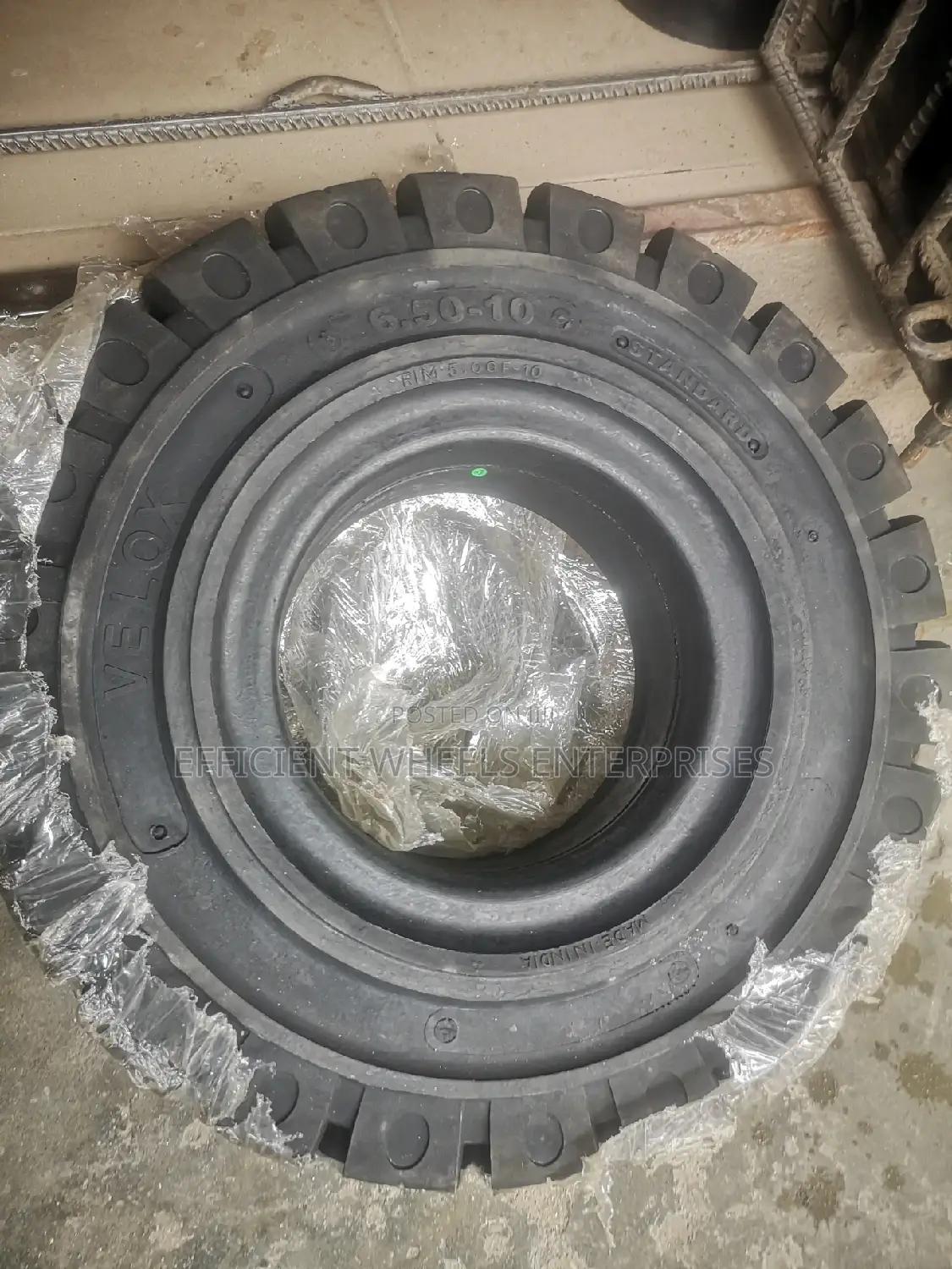 6.50-10 Velox Indian Solid Tyre