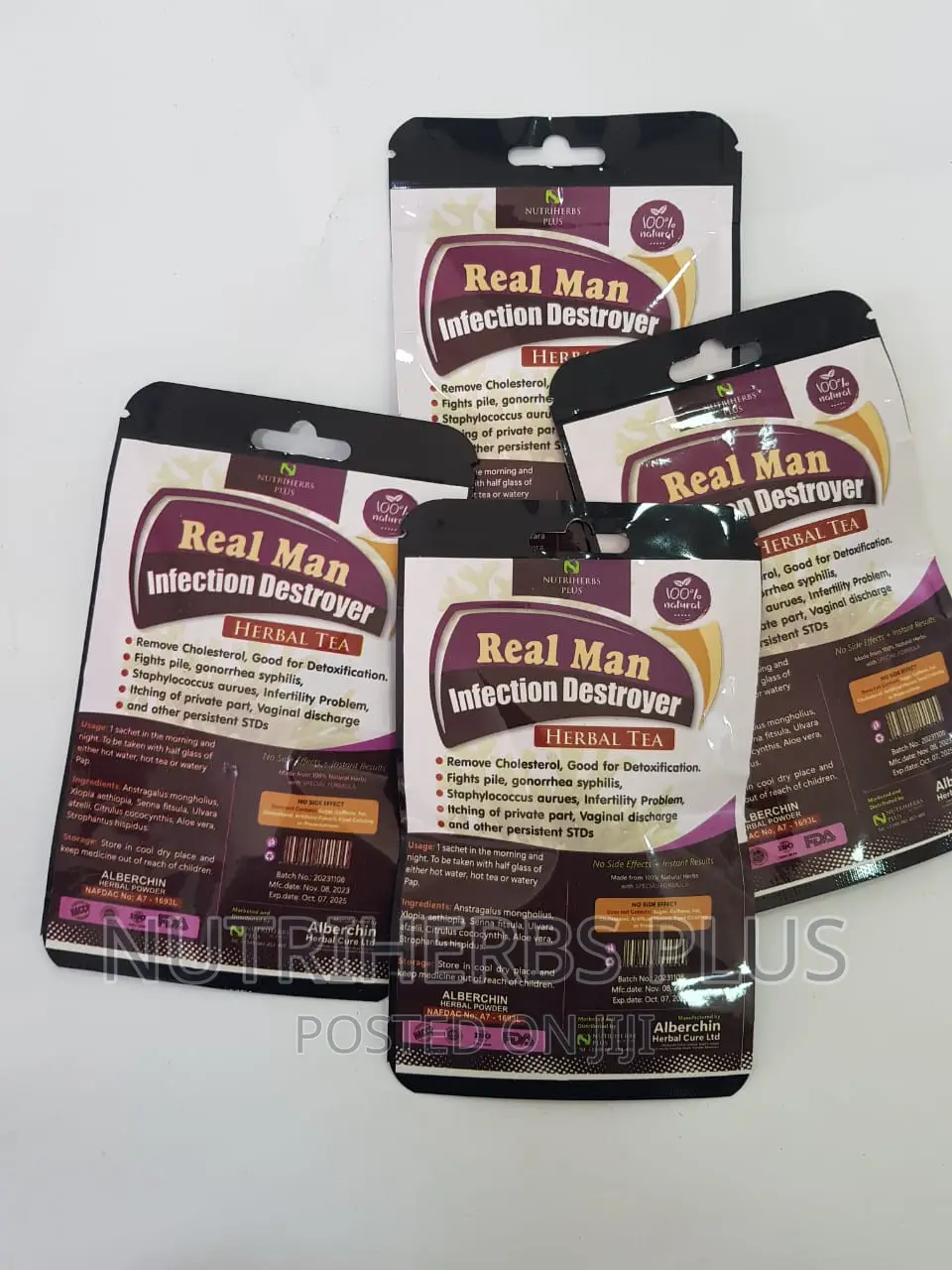 Real Man Infection Destroyer: Treats Utis, Syphilis