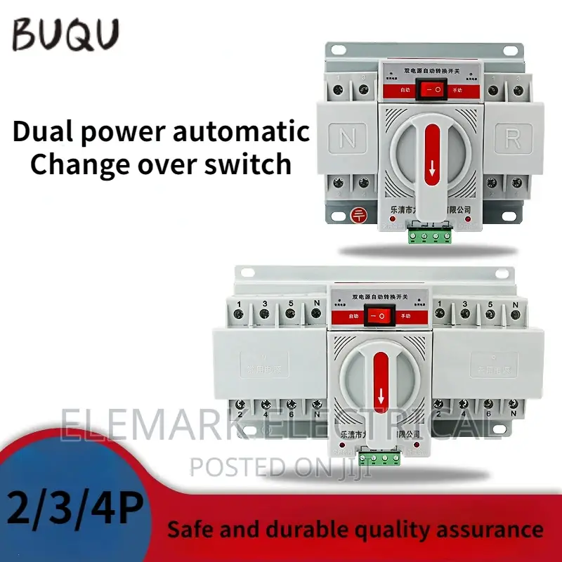 2/3/4pole 220V MCB Dual Power Transfer Switch