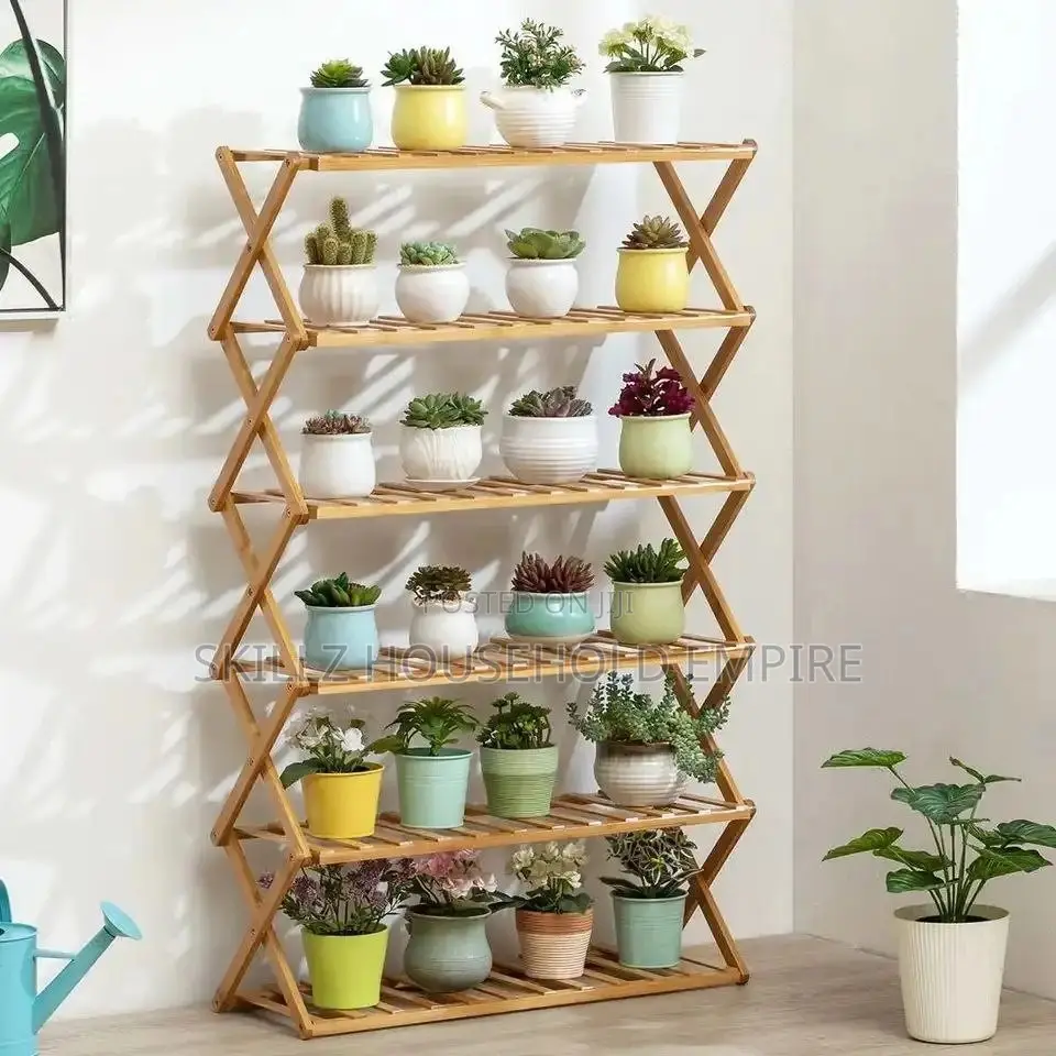 Foldable Bamboo Shoe Rack