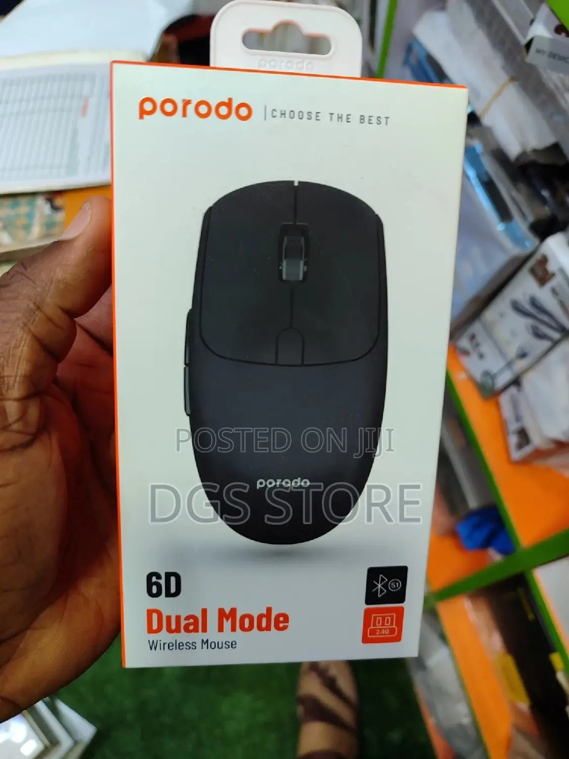 Porodo 6D Dual Mode Wireless Mouse