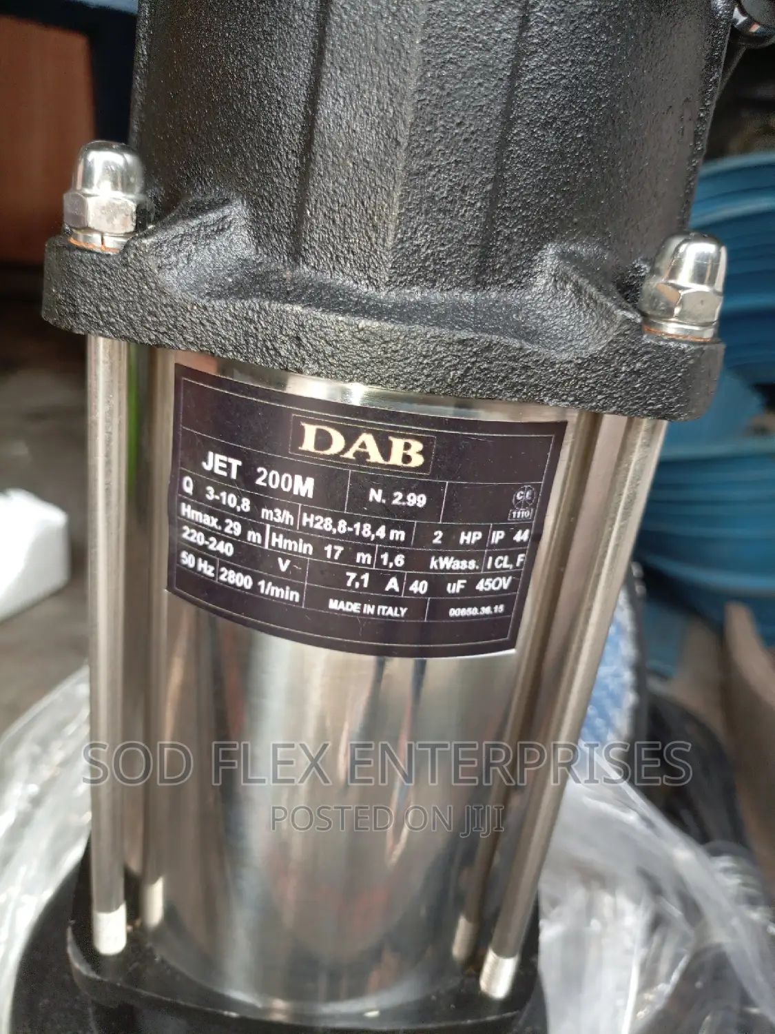 2hp Jet 200m Dab Sewage Pump