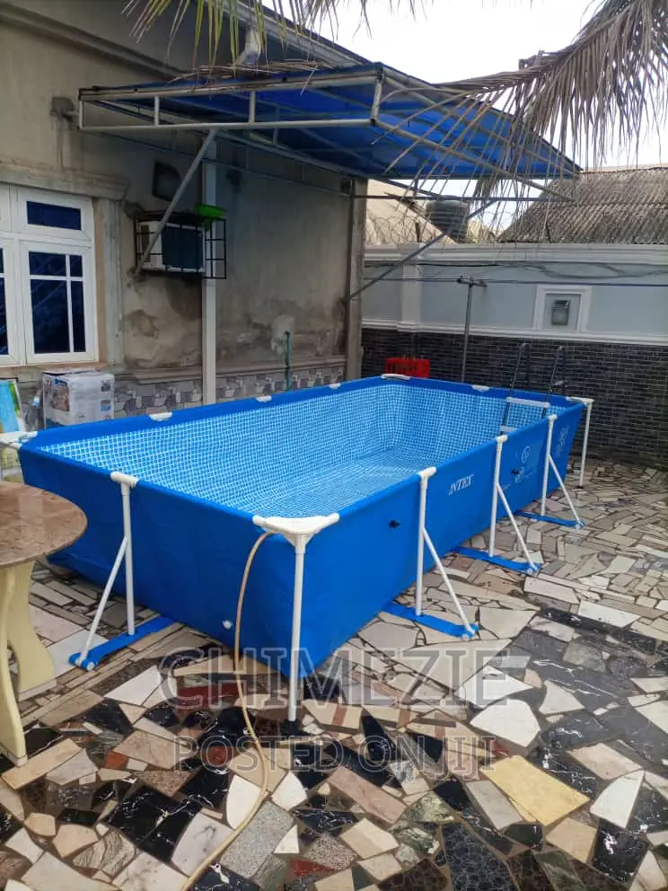 Intex Set Swimming Pools With Ladder 15ft X 7ft X 35"
