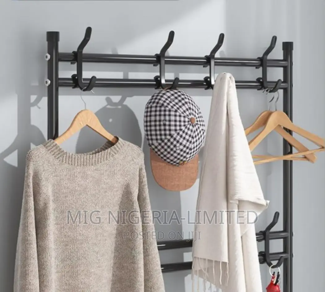 Multifunctional Metal Cloth,Shoes and Hat Rack