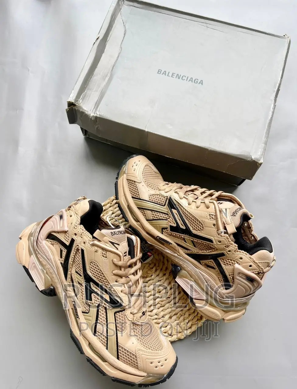Balenciaga Track Gold-Brown/Black Sneakers
