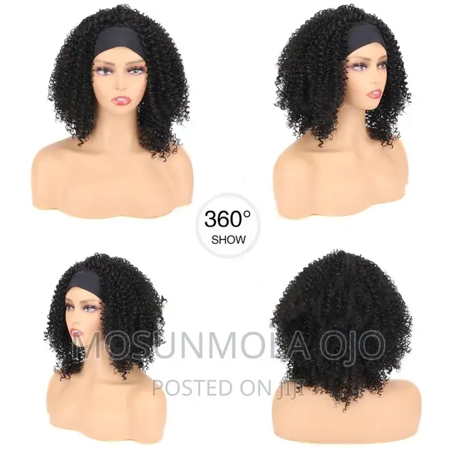12 Inches Quality Glueless Synthetic Headband Hair Wig