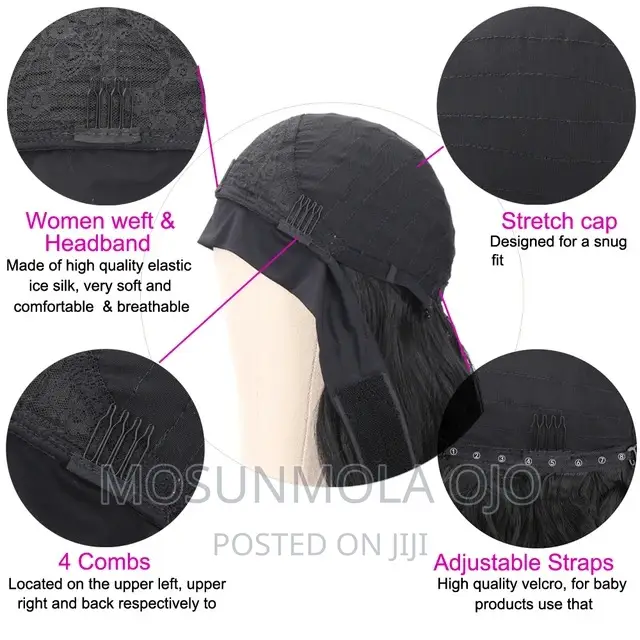 12 Inches Quality Glueless Synthetic Headband Hair Wig