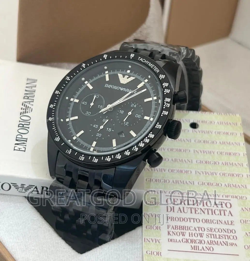 Armani Chronograph Chain Wrist Watches