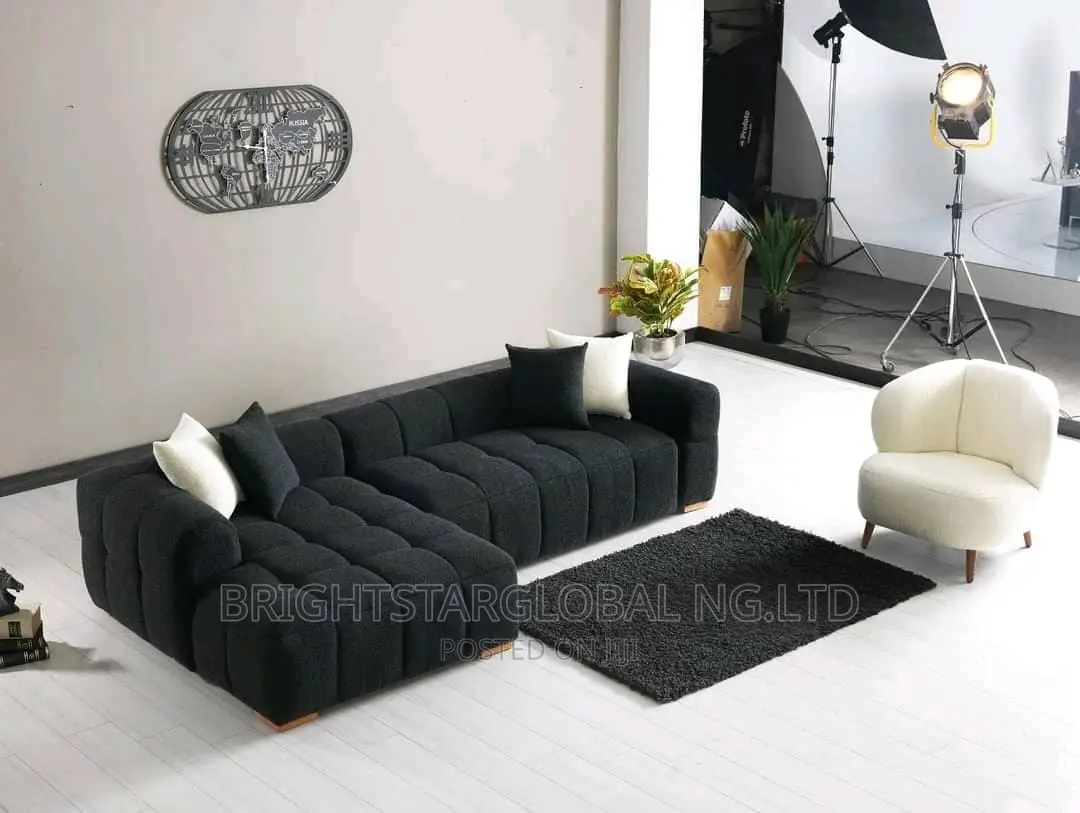 High Quality l'Shape Sofa With a Single Seater.