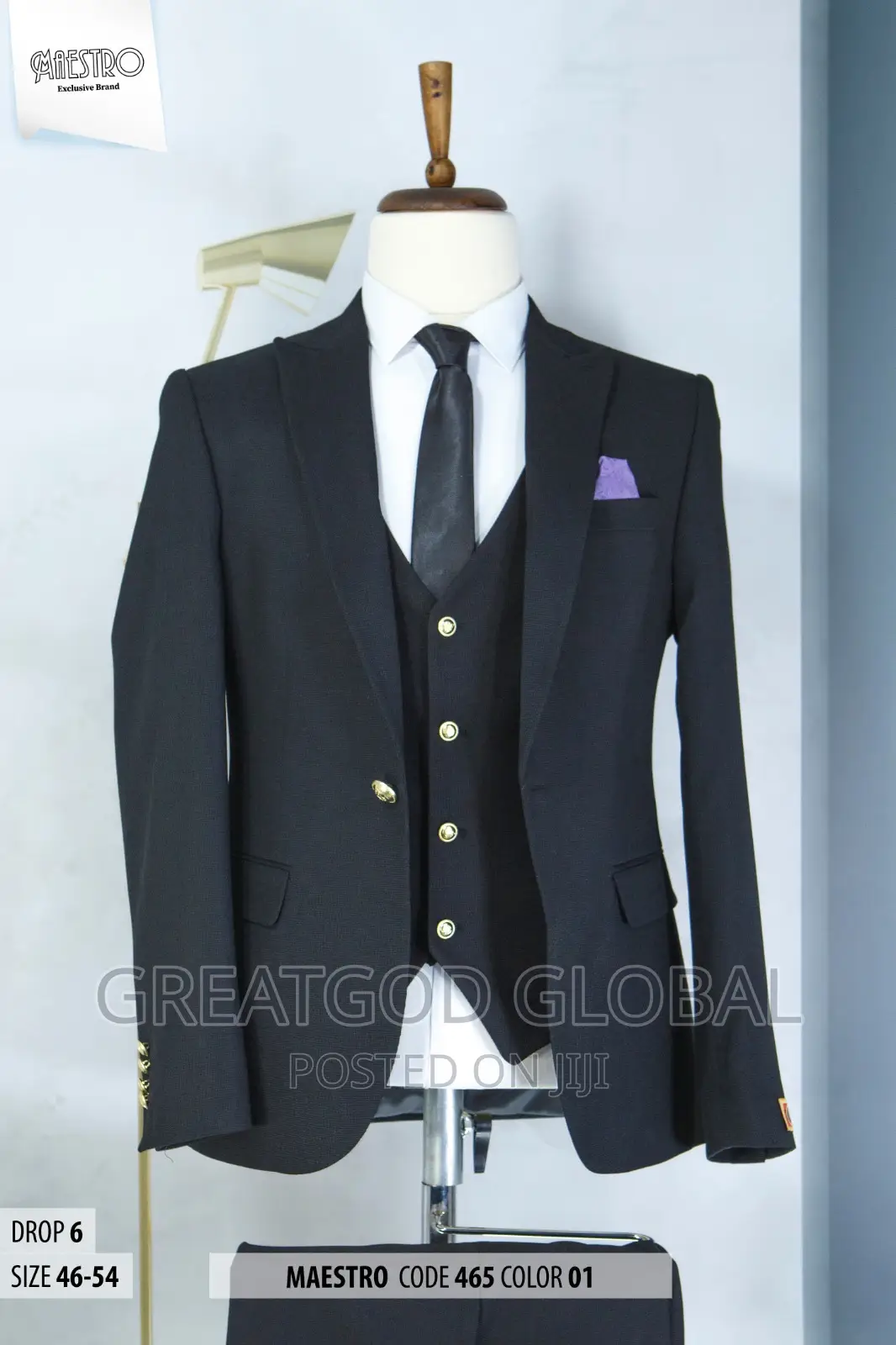 Maestro Suits Exclusive Brand Code 465 Men Wears