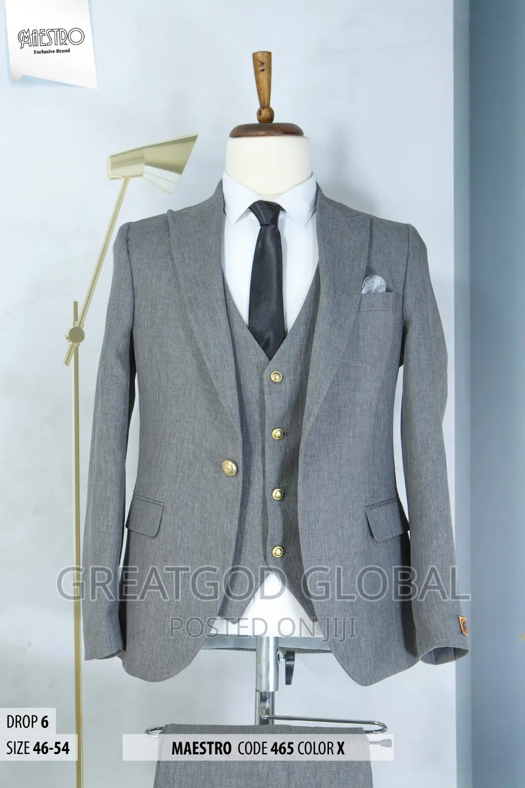 Maestro Suits Exclusive Brand Code 465 Men Wears