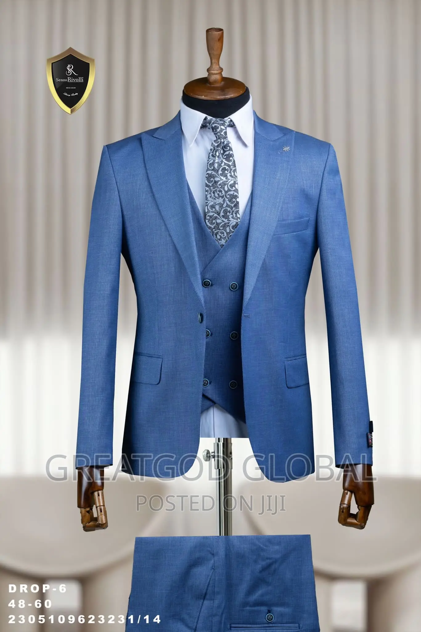 Classic Senzo Rivolli Suits Men’S Wears
