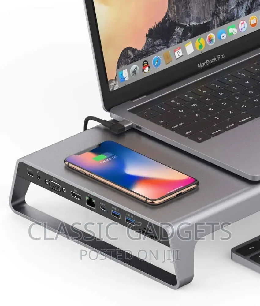 ONTEN Type-C Multifunction Dockstation With Wireless Charger