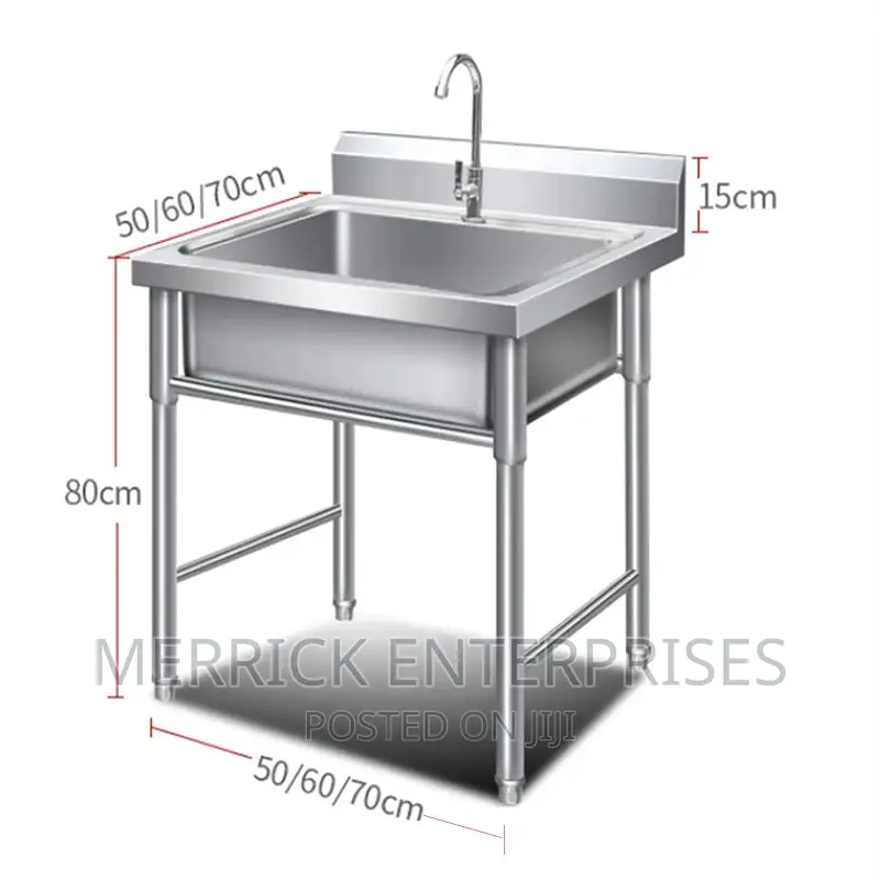 New Steel Single Sink
