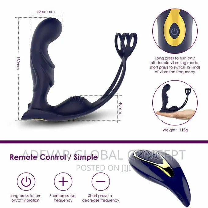 Multipurpose Vibrator With Remote Control Sex Toy for Women