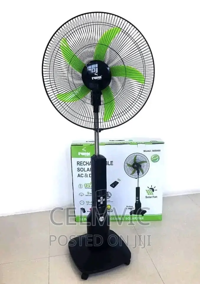 Solar Fan Rechargeable