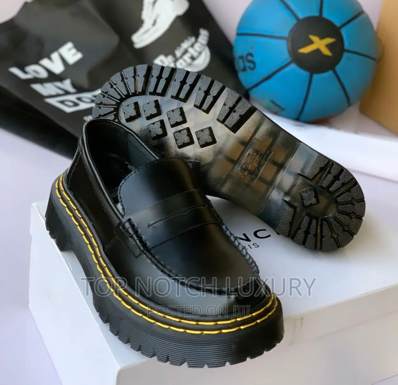 Dr Martens Double Sole Thick Loafers