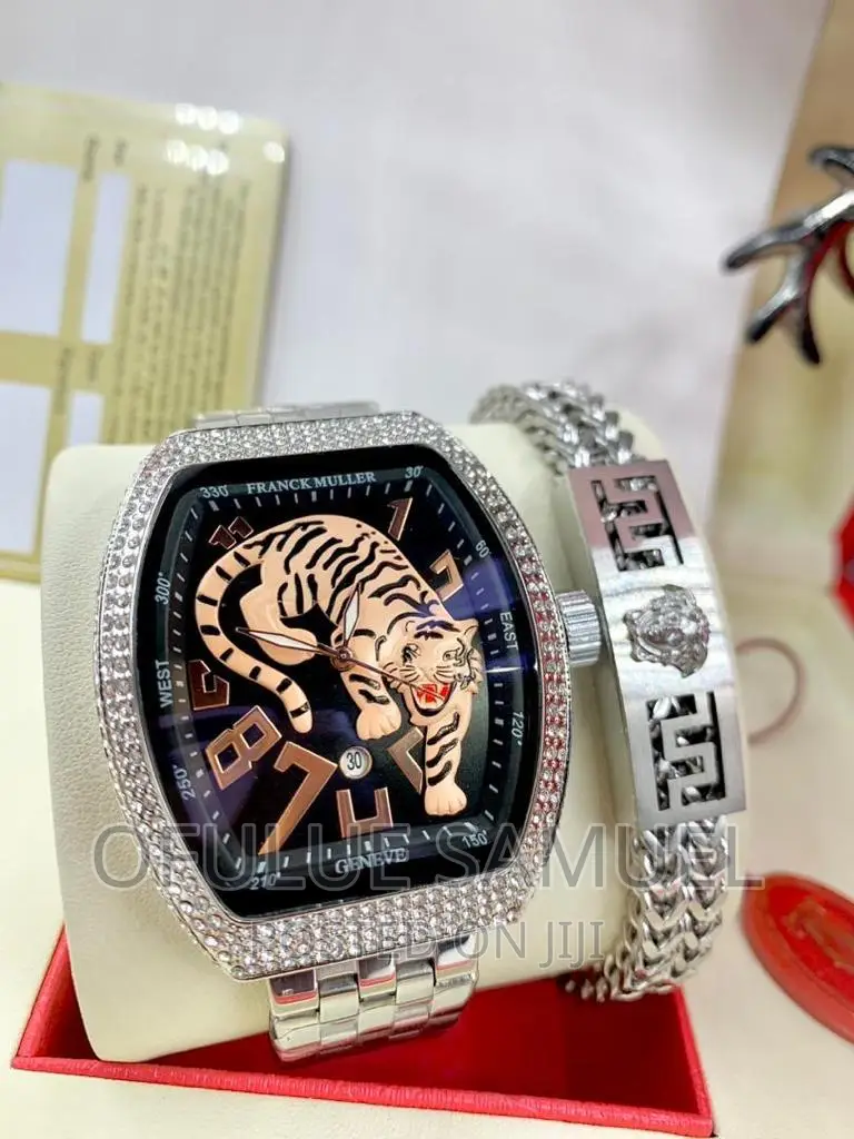 Frankmuller Tiger Face Wristwatch