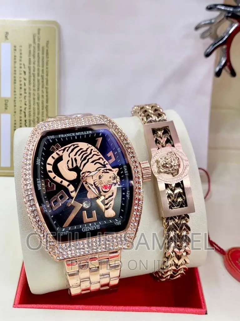 Frankmuller Tiger Face Wristwatch