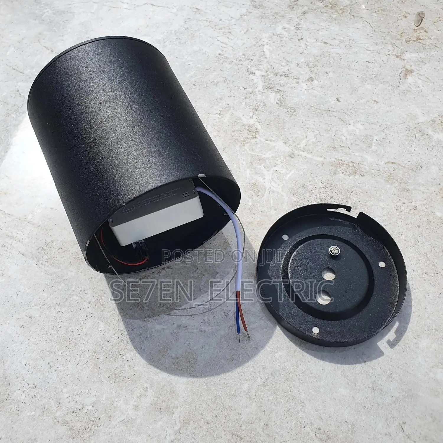 Ceiling Surface Mounting Cob Led Downlight.Round Black 15W