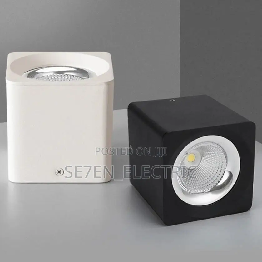 Ceiling Surface Mounting Cob Led Downlight.Square White 10w