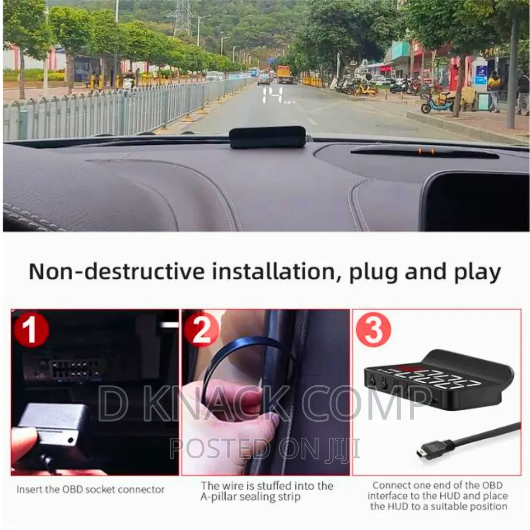 Obd Hud Car GPS Digital Speedometer Projector All Vehicle