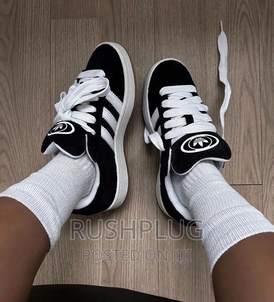 Luxury Adidas Campus CORE Black Sneakers