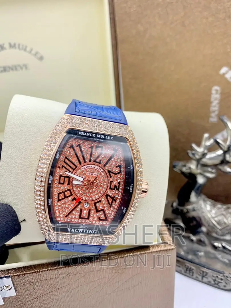 Franck Muller Iced Face Wrist Watch - Black, Blue