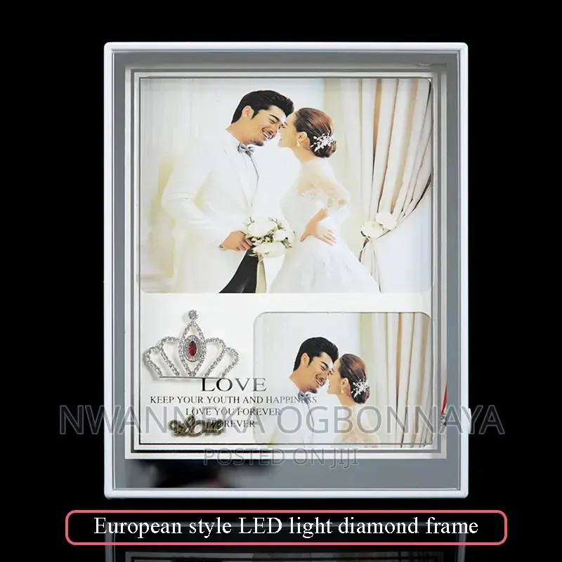 Photo Frame Table With Light LED +USB