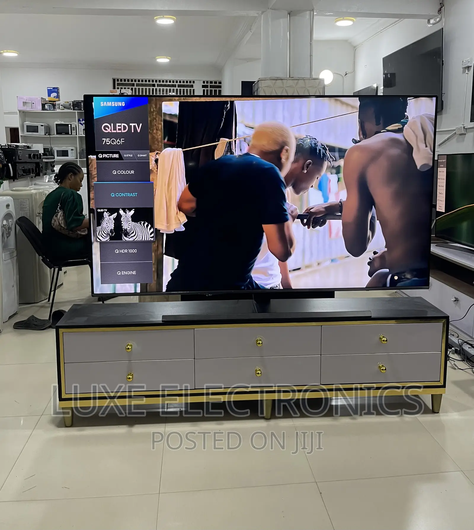 Samsung QLED Smart Tv Direct European Used 75 Inches