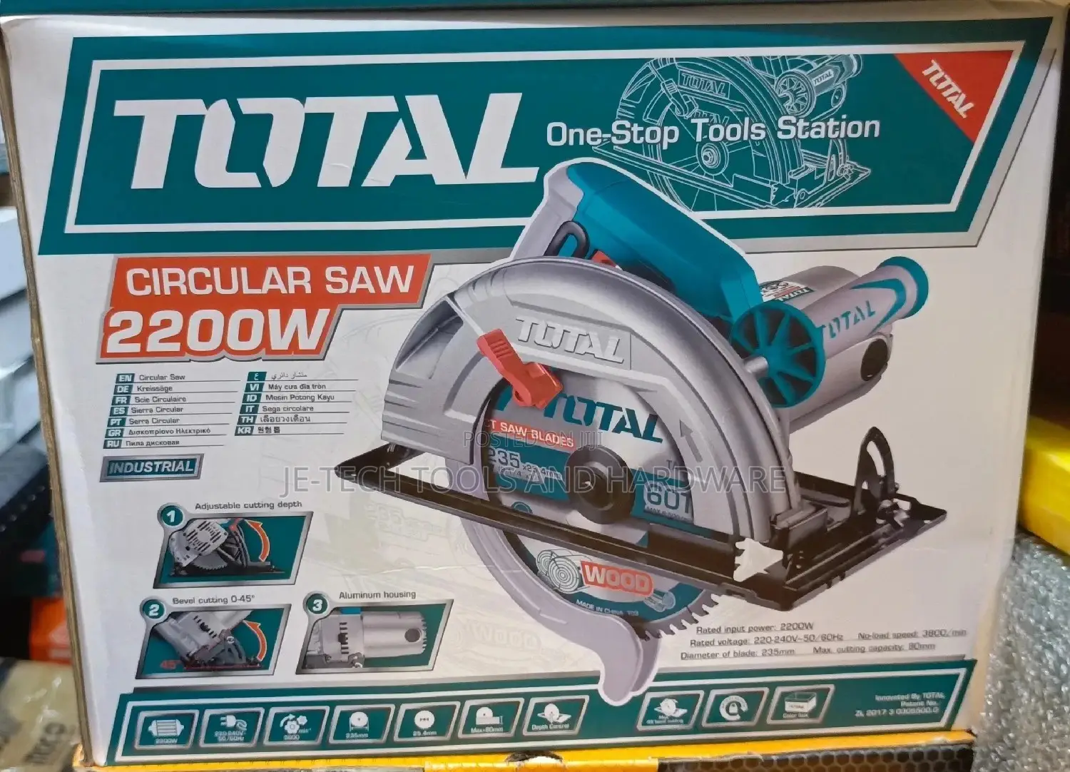 Total Professional Circular Saw 2200W