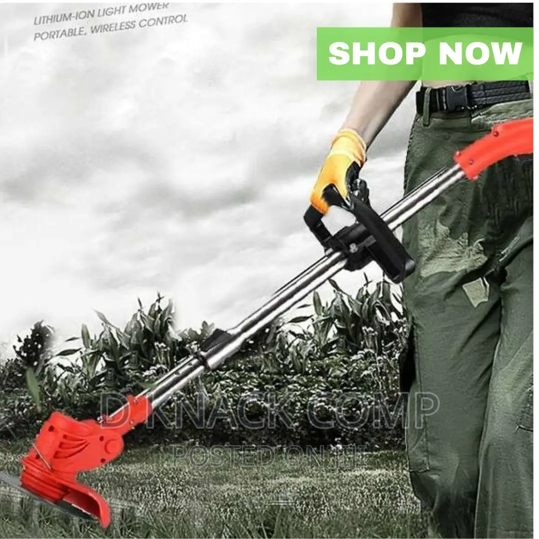 Cordless Garden Lawn Mower, Lithium Battery Electric Weeder